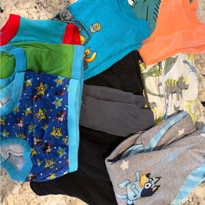 Assorted Toddler Pajama & Sleepwear Bundle - Bright Multicolor